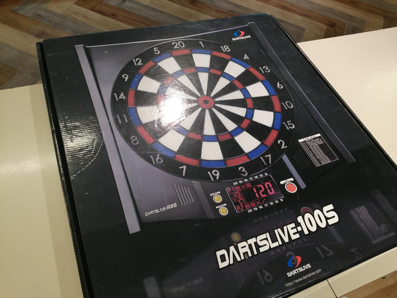 DARTSLIVE-100S ダーツボード♢箱付き♢ACアダプターなど付属品無い 極美品】DARTSLIVE-100S ダーツボード アダプター付 送料無料