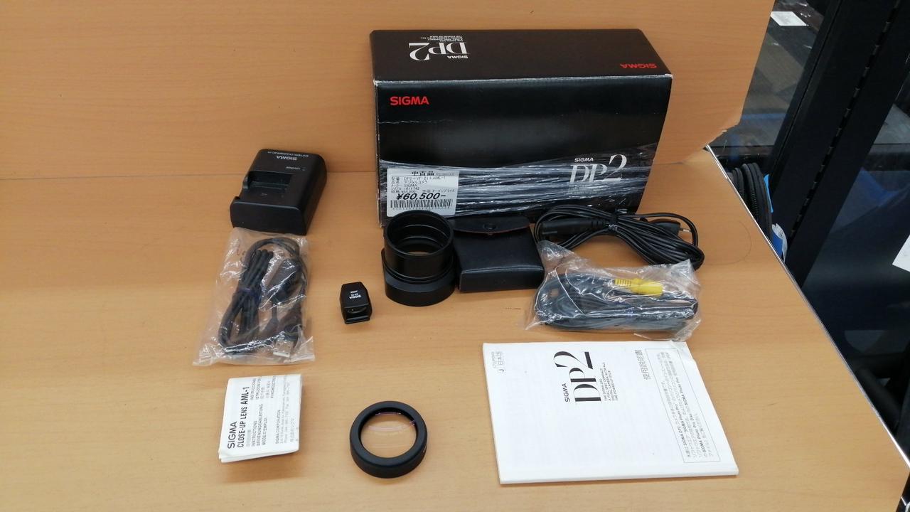 完動品 シグマDP2 used良品 取説付2電池 SIGMA(シグマ) DP2 | 新宿の稀少中古カメラ・フィルムカメラ販売