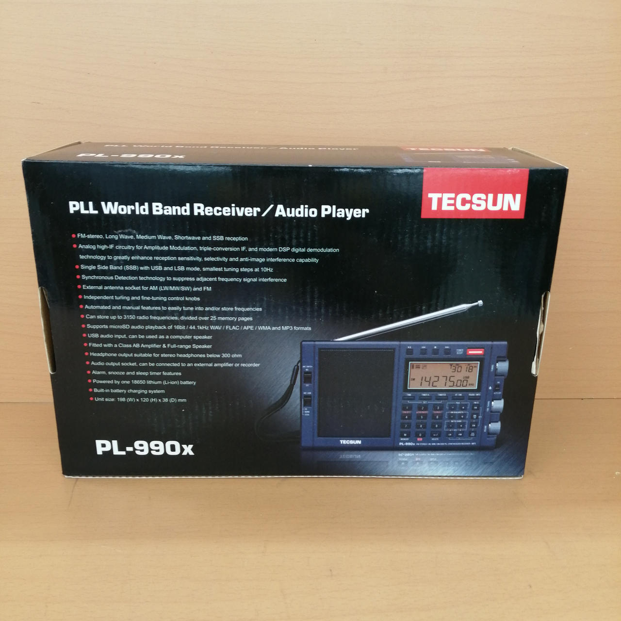 短波ラジオ PL-990X TECSUN TECSUN PL-990x PLL Triple Conversion AM/FM Longwave