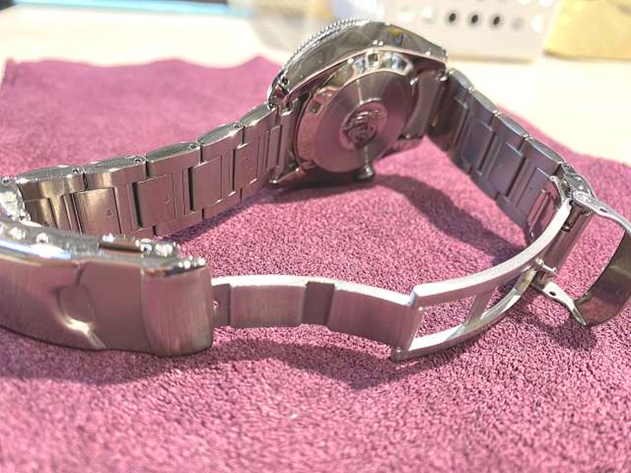 美品 稼働 SEIKO アナログ腕時計 紫色 2E20-5630 28 美品 稼働 SEIKO