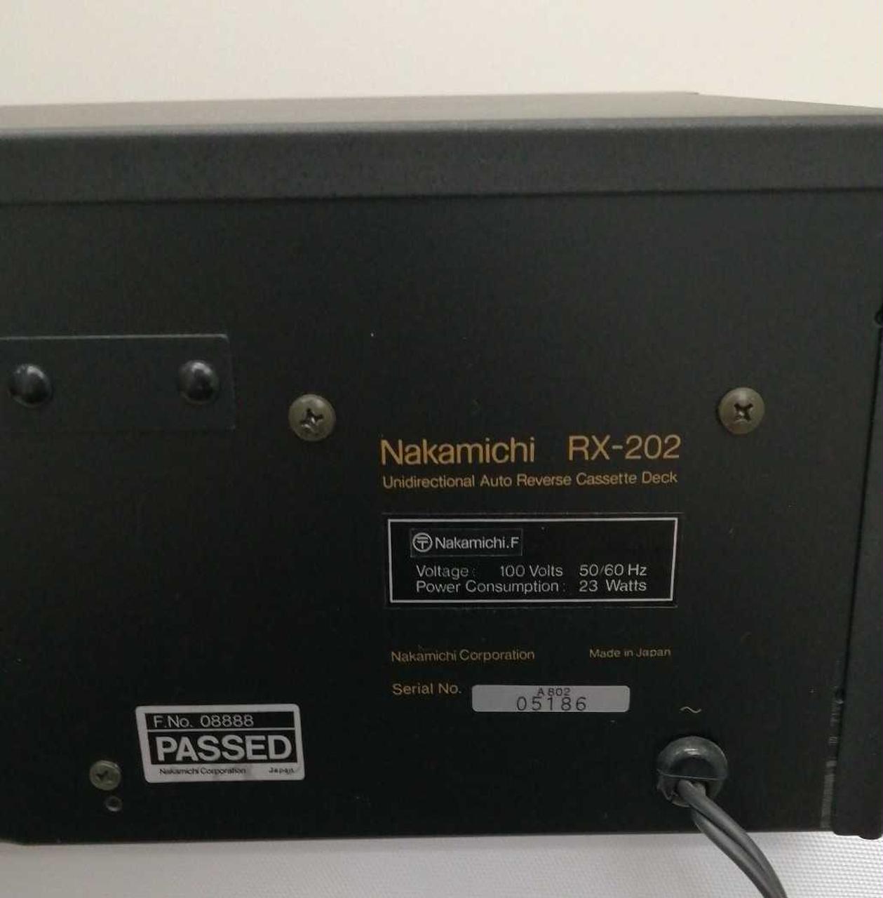 昭和のロマン再来 カセットデッキ ナカミチ BX-2 整備済動作OK 入門最適機 昭和のロマン再来 カセットデッキ ナカミチ BX-2 整備済動作OK