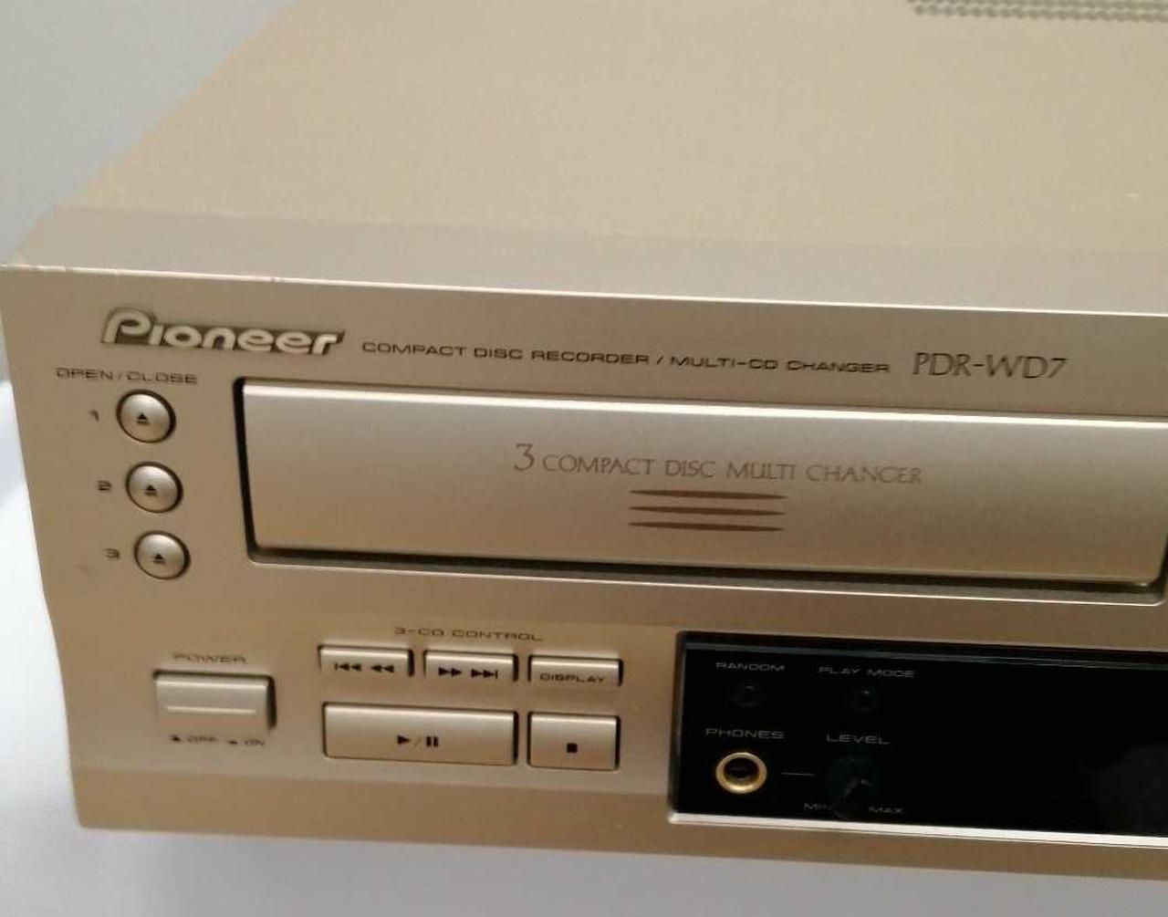 【ジャンク】パイオニア　PDR-WD7 3枚CDプレーヤー/CDレコーダー pioneer パイオニア PDR-WD7 CDレコーダー 3枚CDチェンジャー