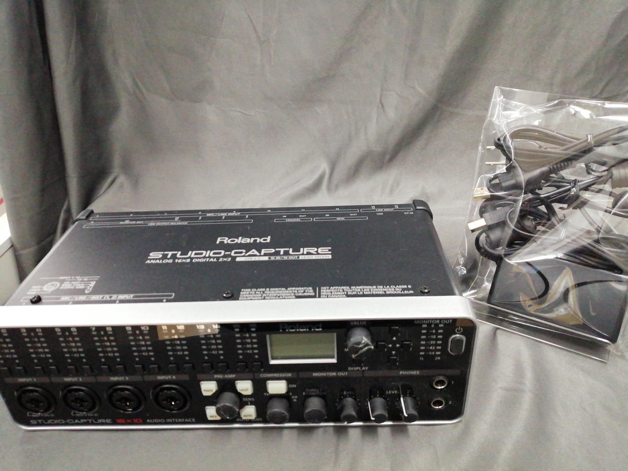 Roland STUDIO-CAPTURE オーディオインターフェイス 本体 Roland - STUDIO-CAPTURE | USB 2.0 Audio Interface[UA-1610]