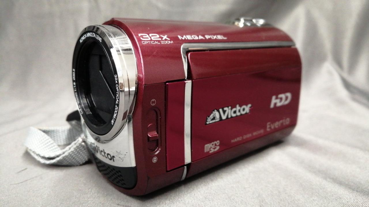 1216j　動作未確認　デジタルビデオカメラ Victor GZ-MG330-R Victor Everio GZ-MG330 Video Camera Blue Very Good | eBay