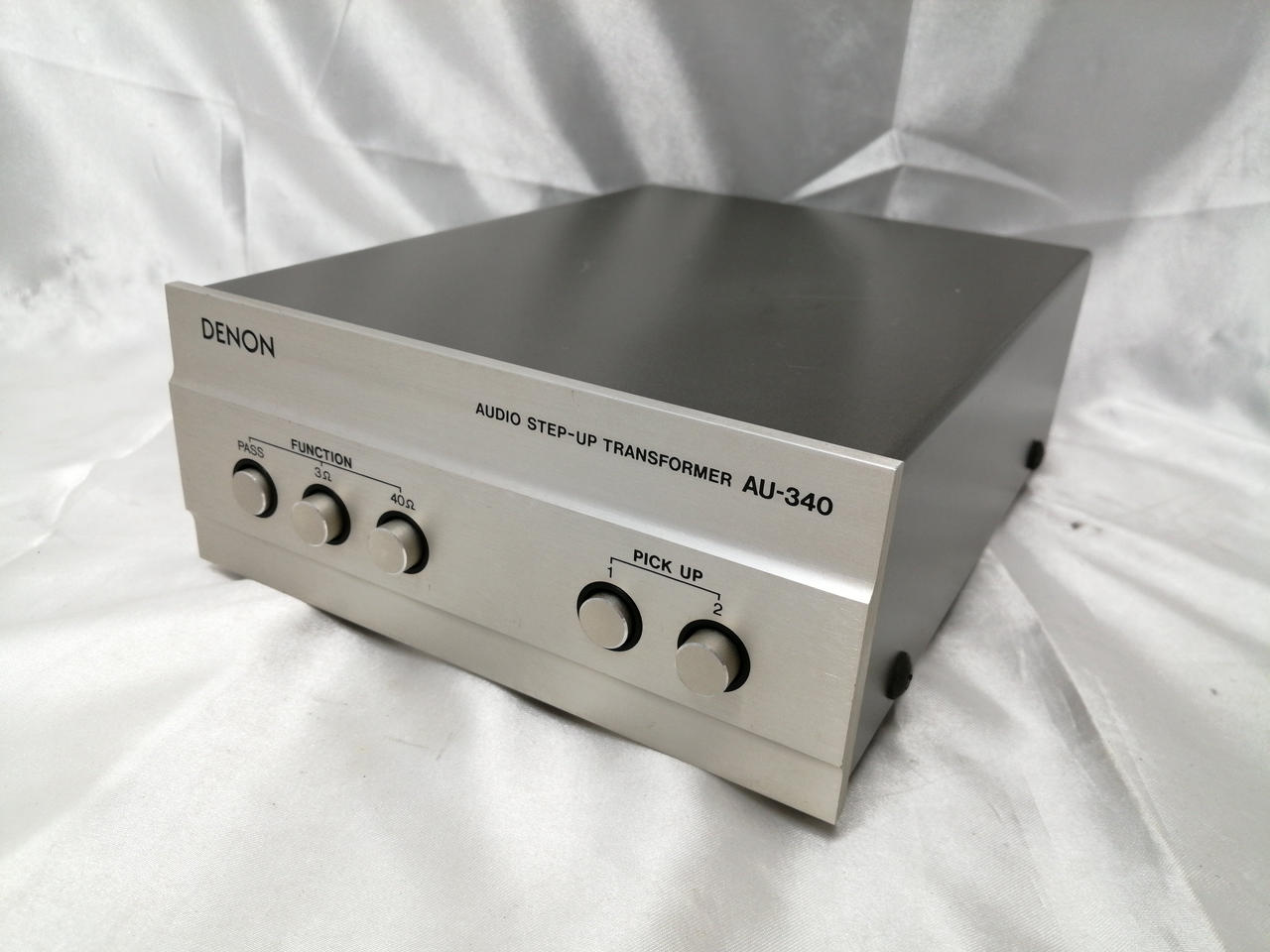 DENON MCカートリッジ昇圧トランス AU-340 デノン、 動作確認 DENON MCカートリッジ昇圧トランス AU-340 デノン、 動作確認