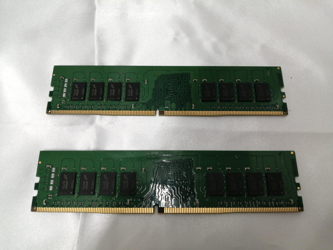 SanMax DDR4-3200 32GB×2枚 ジャンク 動作確認済み SanMaxのDDR4-3200ネイティブメモリが計4製品、8GB×2枚で税込
