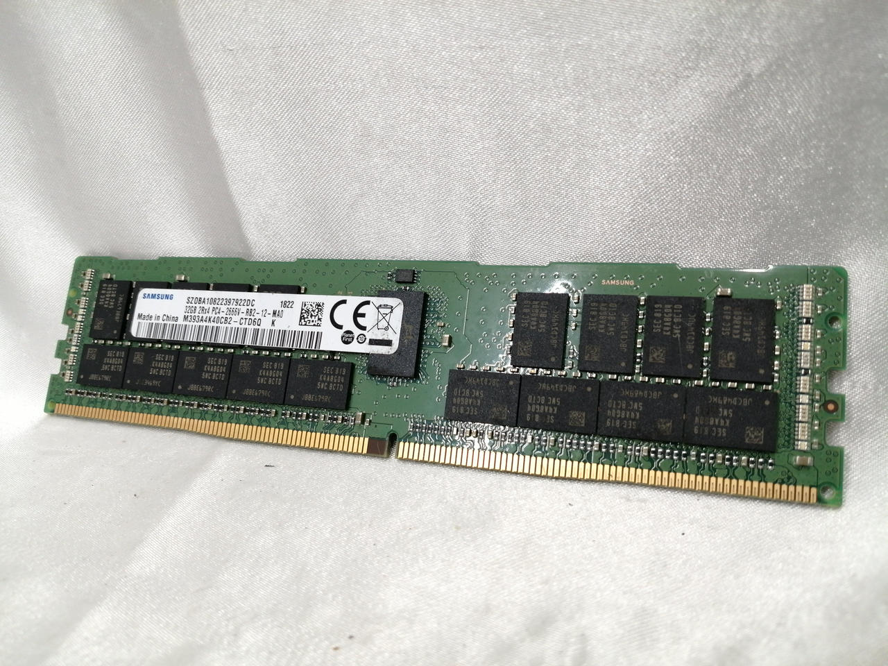 サーバー用 Samsung 8GB✕4枚 合計32GB DDR4 メモリ Samsung