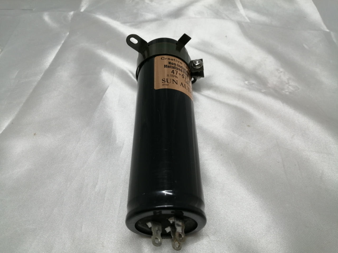 SUN AUDIO 47μF コンデンサー 47uf x 2 SUN AUDIO 47μF コンデンサー 47uf x 2 SUN AUDIO 47μF コンデンサー