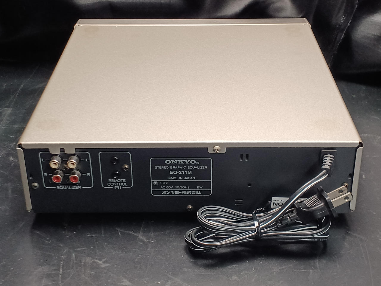 ONKYO オンキョー グラフィック イコライザEQ-211M 動作確認済み ONKYO オンキョー グラフィックイコライザー EQ-211M