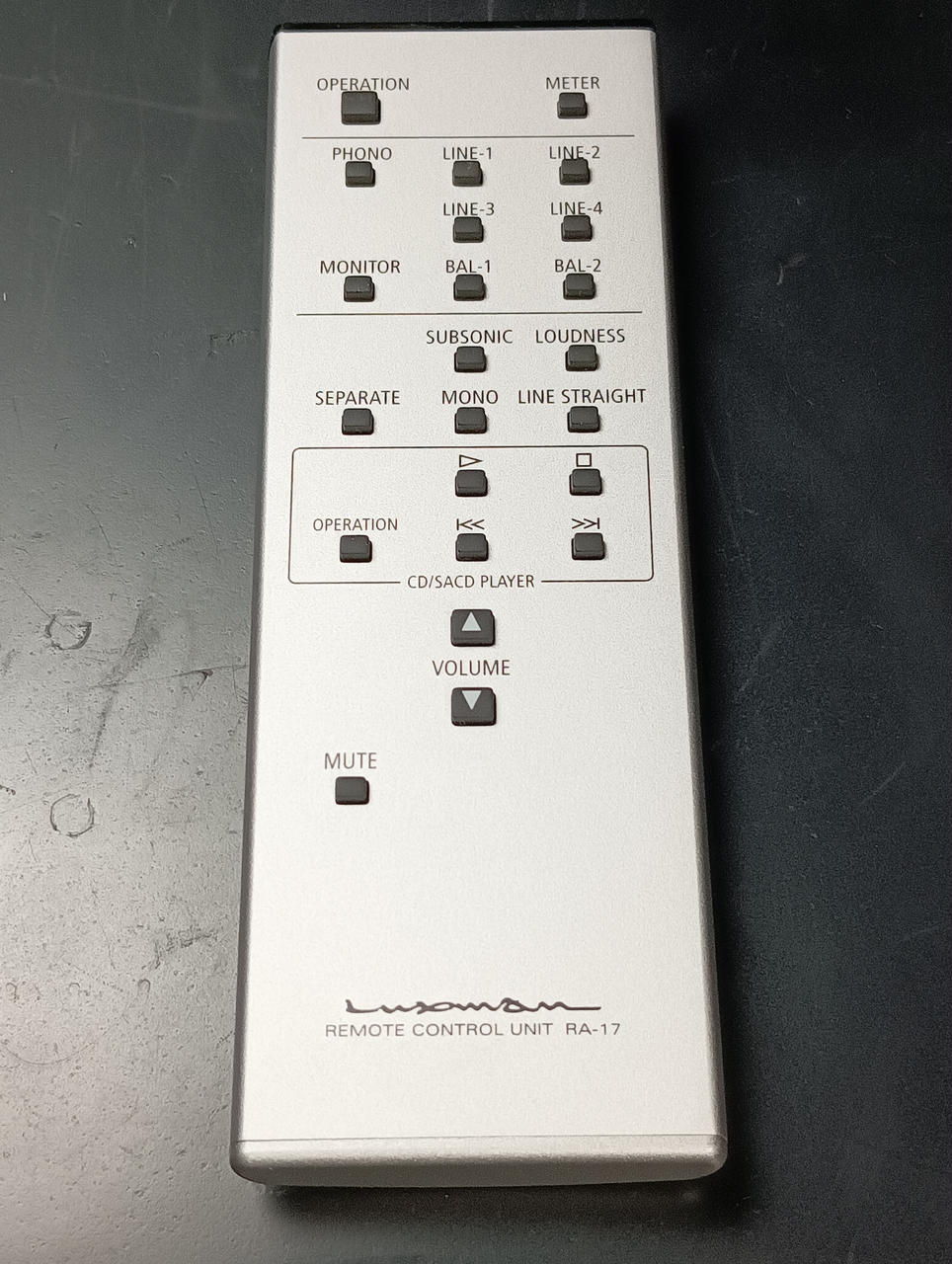 Luxman RA-12 リモコン