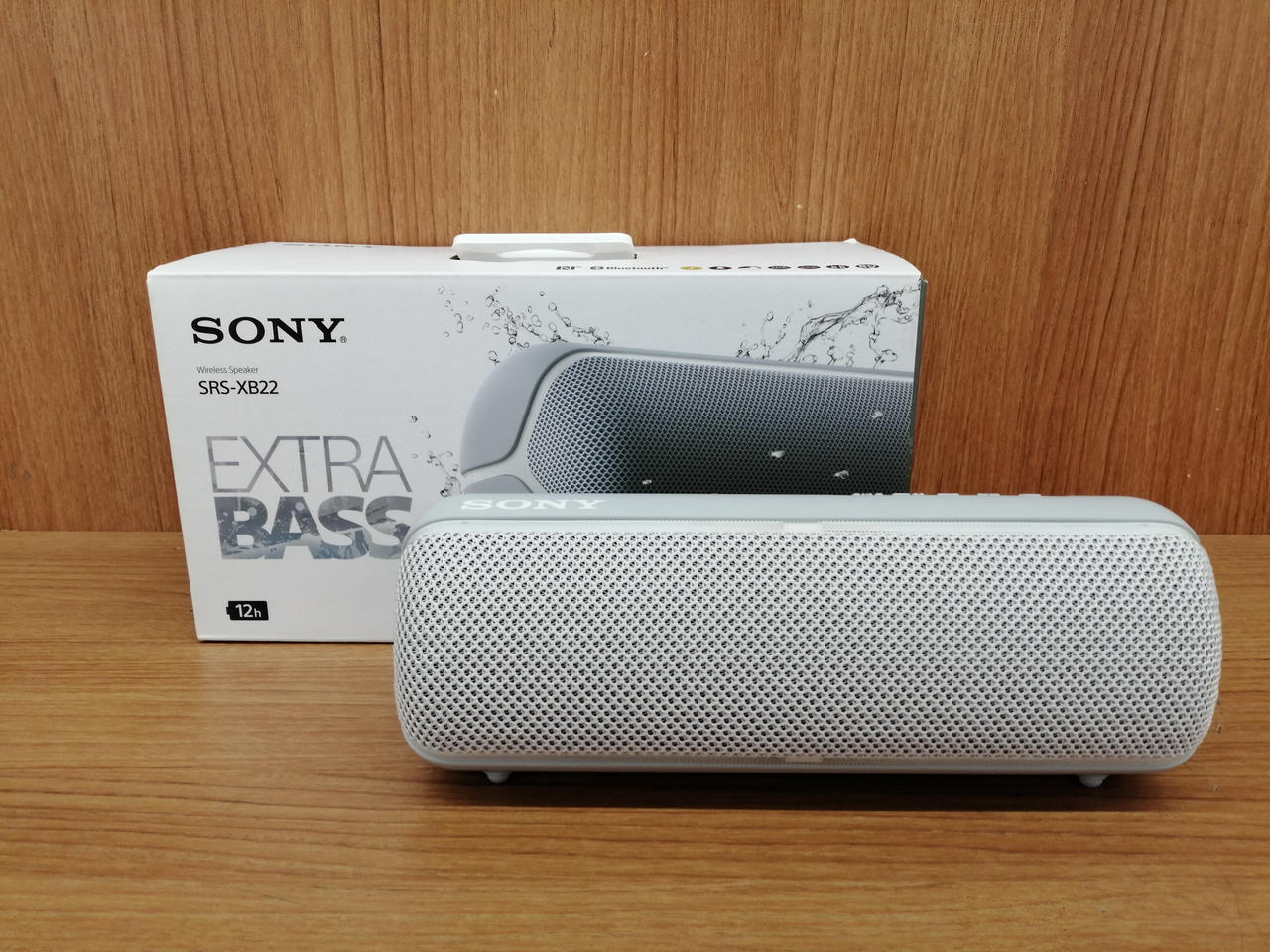 Sony SRS‑XB22 ワイヤレススピーカー シルバー ソニー(SONY)|BLUETOOTHスピーカー|HARDOFFオフモール（オフモ