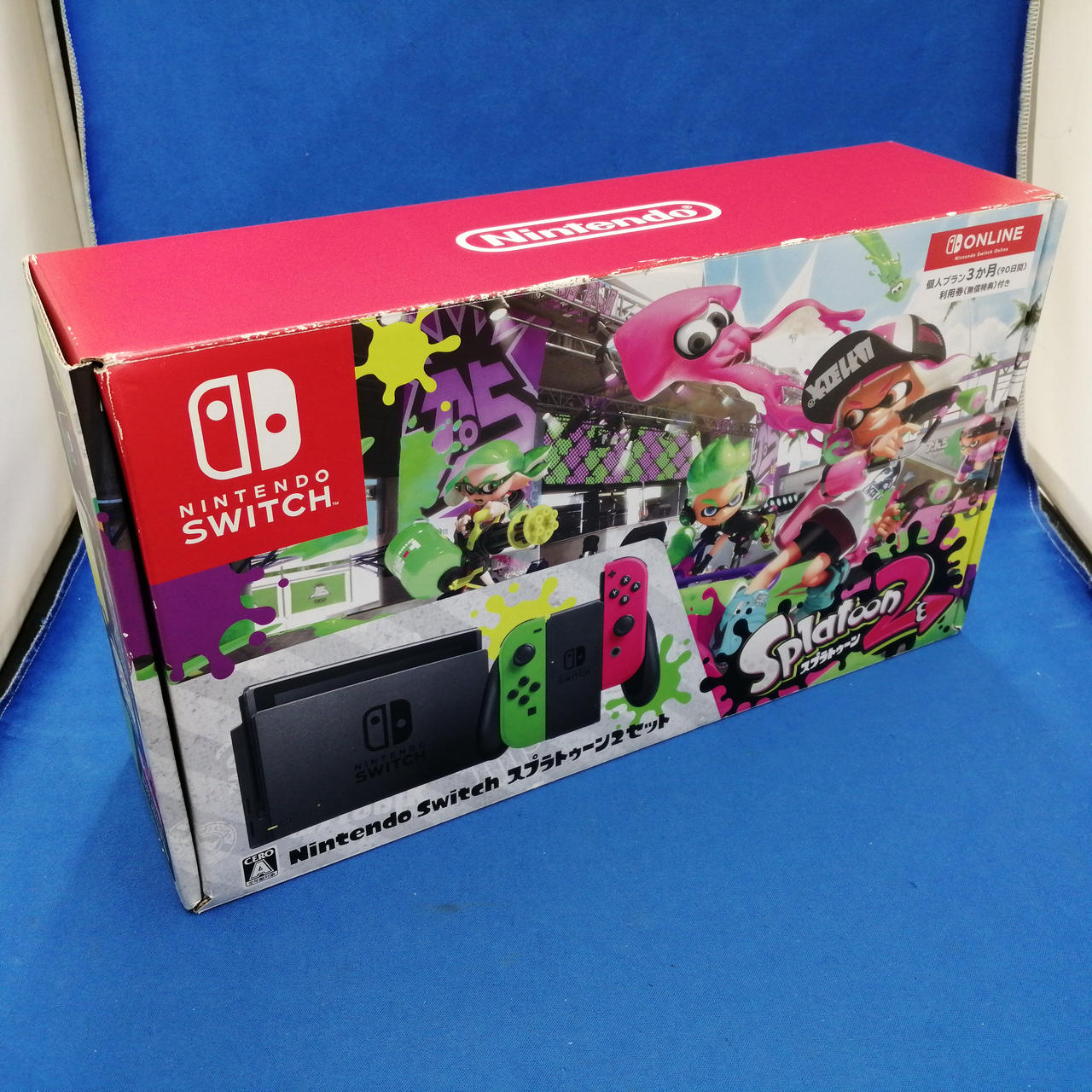 NintendoSwitch スプラトゥーン2セットバッテリー膨らみソフト無し NintendoSwitch スプラトゥーン2セットバッテリー膨らみソフト