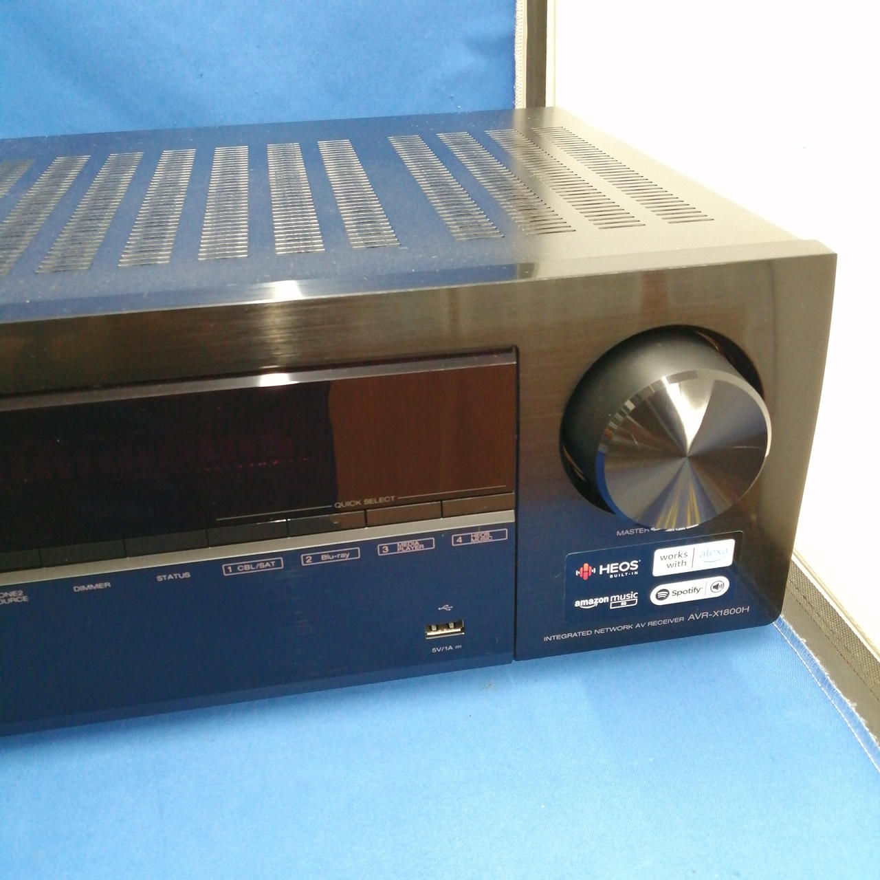 【美品】DENON AVR-X1800H/2024年11月25日購入 アバックWEB-SHOP / AVR-X1800H DENON [デノン] 7.2ch AV