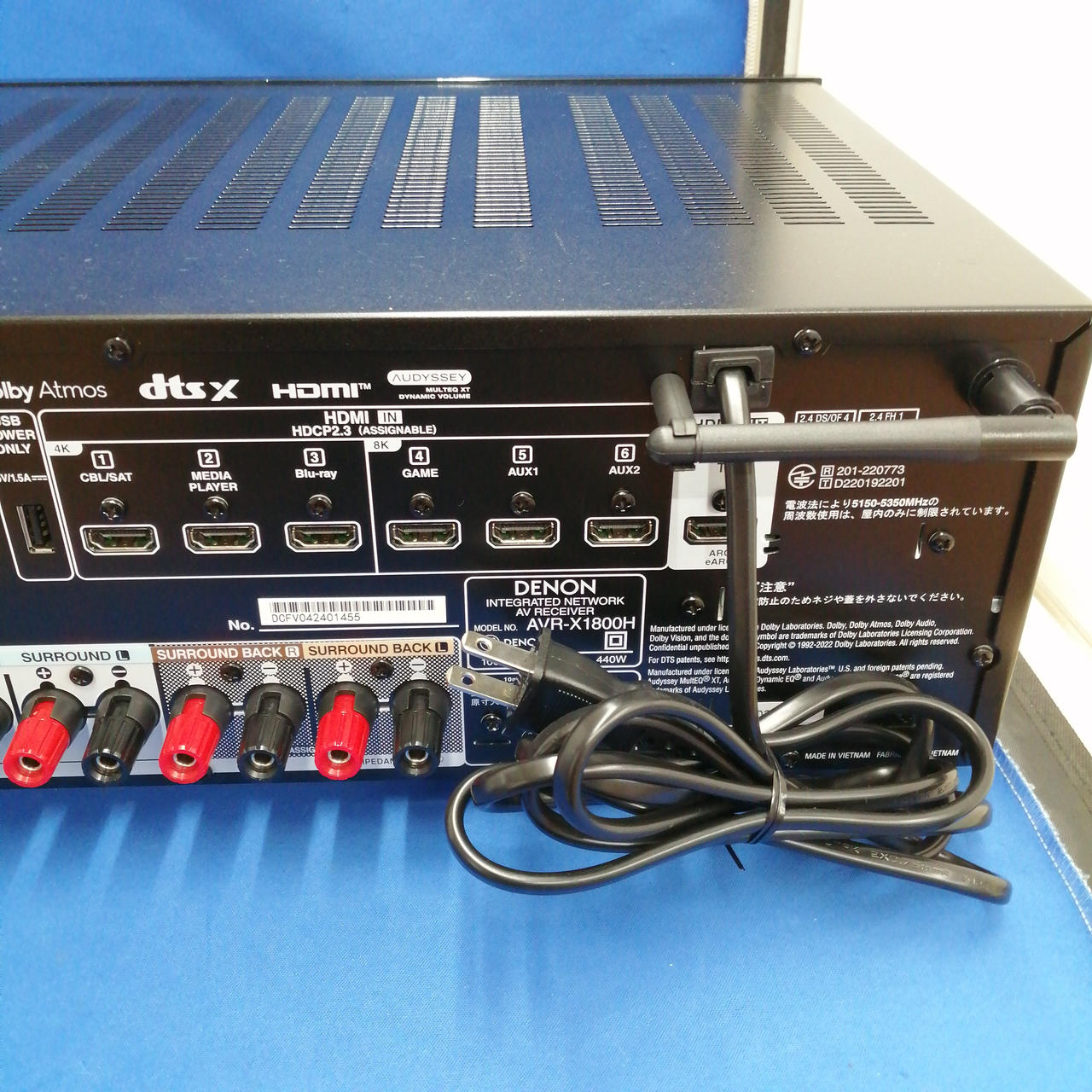 美品　DENON AVR-X1800H DENON AVR-X1800H-K [ブラック] 価格比較 - 価格.com