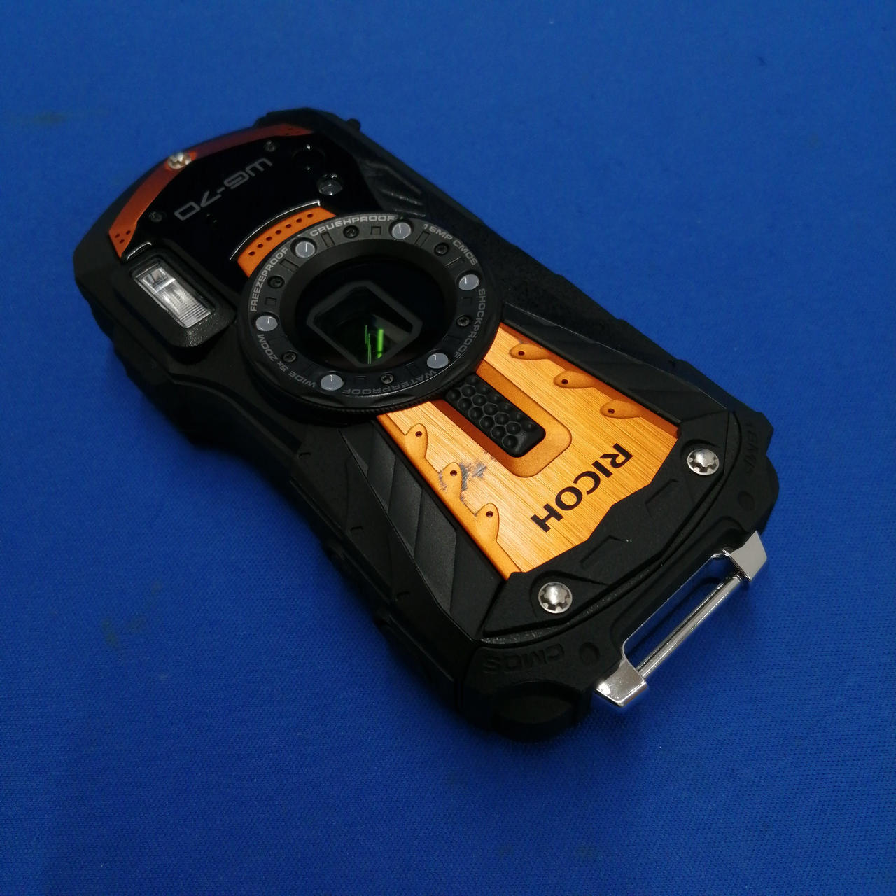 ※早い者勝ち※RICOH リコー WG-70 デジカメ　オレンジ　デジタルカメラ Amazon | RICOH WG-70 オレンジ リコー本格防水デジタルカメラ