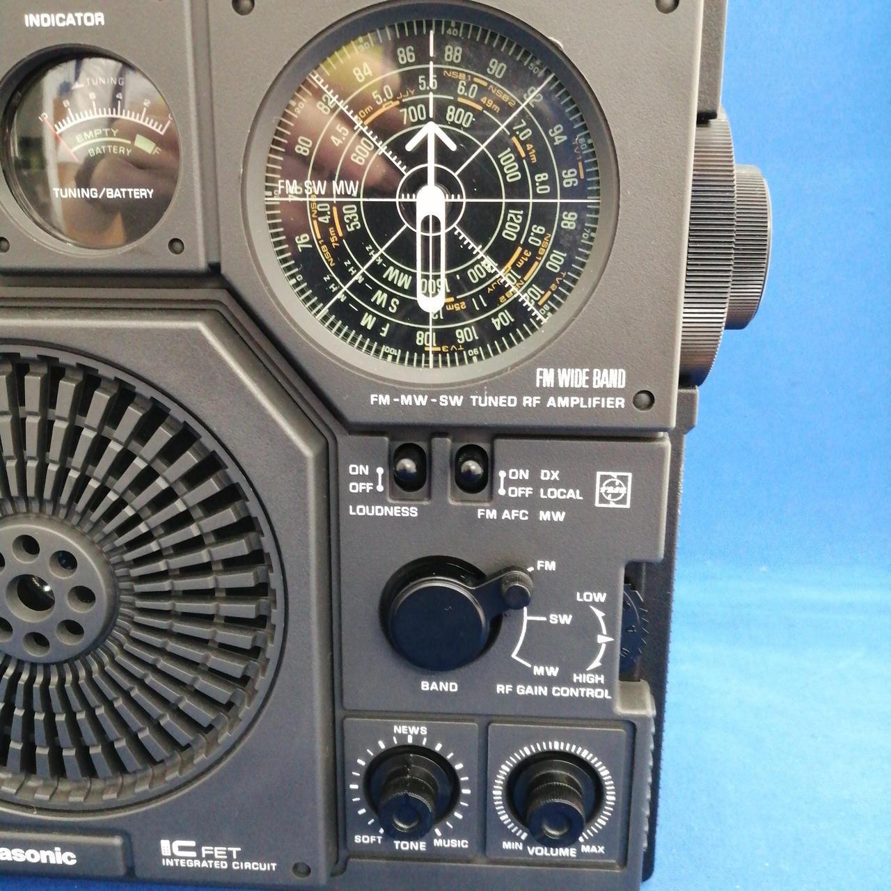 Panasonic RF877 ラジオ National Panasonic Cougar NO.7 RF-877 FM/AM 3 Band Radio