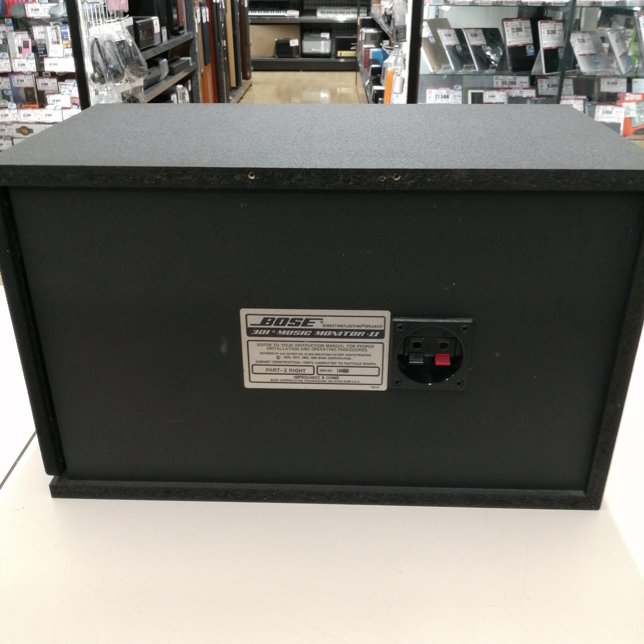 フ*ン様 ボーズBOSE 301MUSICMONITOR-II ペア　黒 ボーズ(BOSE)|モニタースピーカーペア/301 MUSIC MONITOR