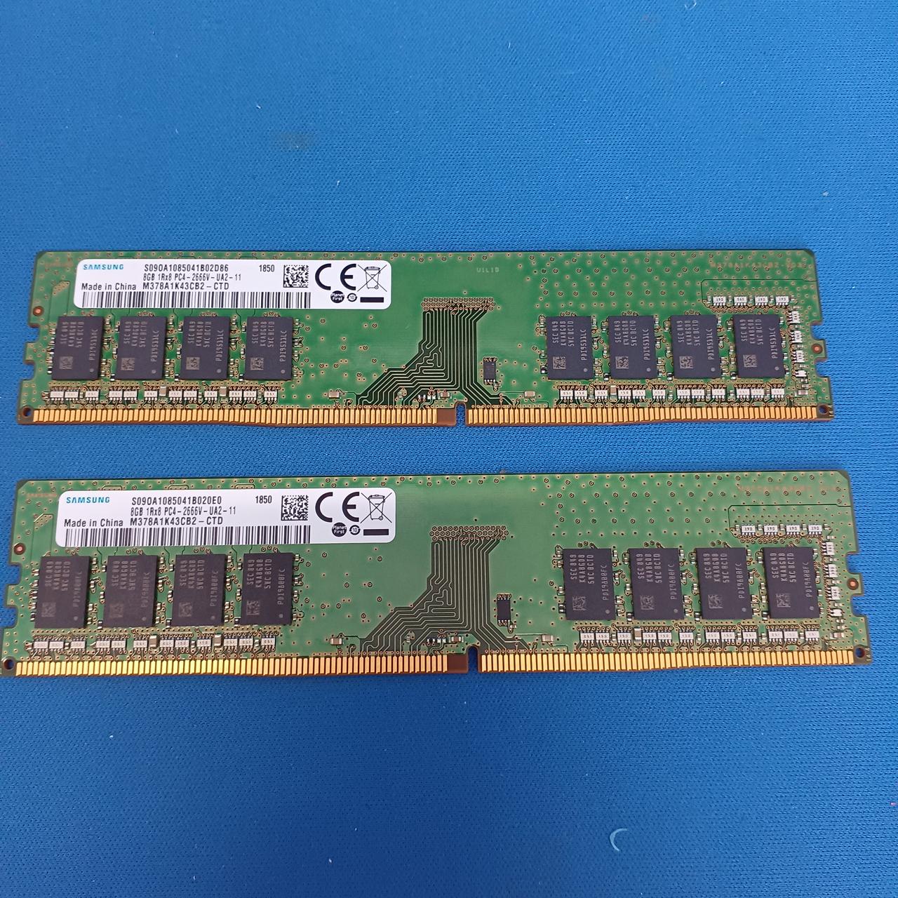 SAMSUNG|DDR4 メモリ 8GB×2枚/M378A1K43CB2-C|【ハードオフ公式通販