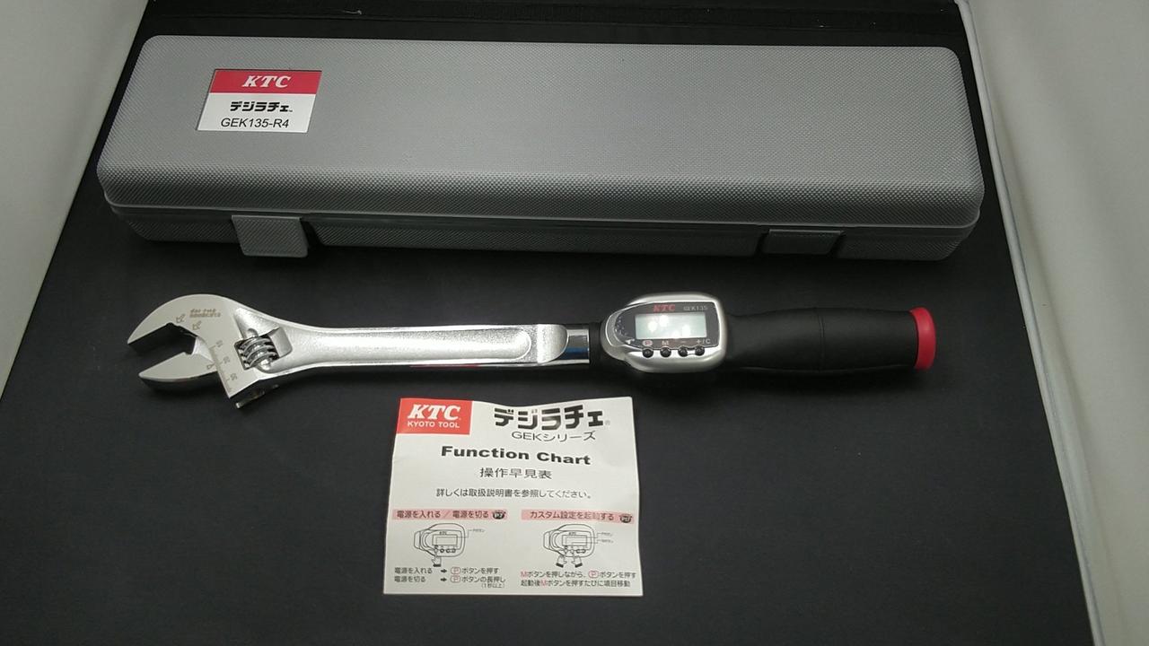 KTC GEK135-R4 デジタルトルクレンチ【野田愛宕店】【店頭取引限定
