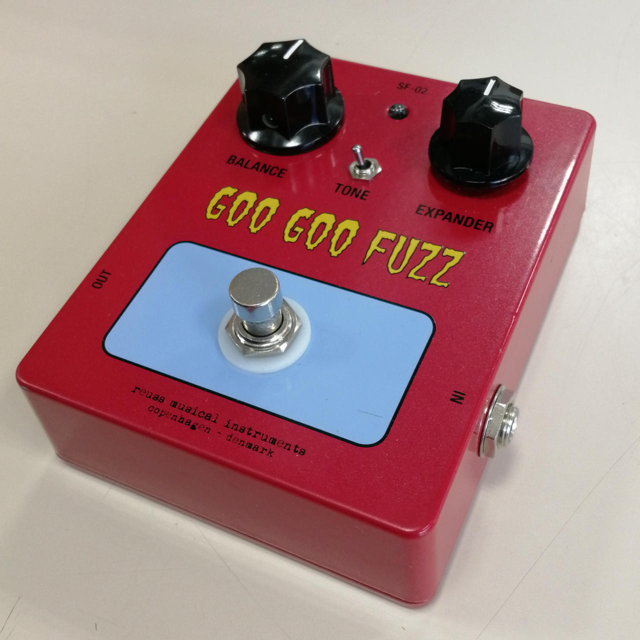 Reuss SF-02 Goo Goo Fuzz ギターエフェクター REUSSSF-02 Goo Goo Fuzz《Univoxタイプオクターブファズ》【Web