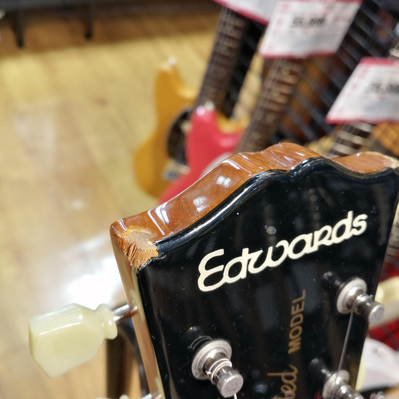 Edwards エレキギター EDWARDS (エドワーズ) エレキギター ミニランダムスター @ Π E