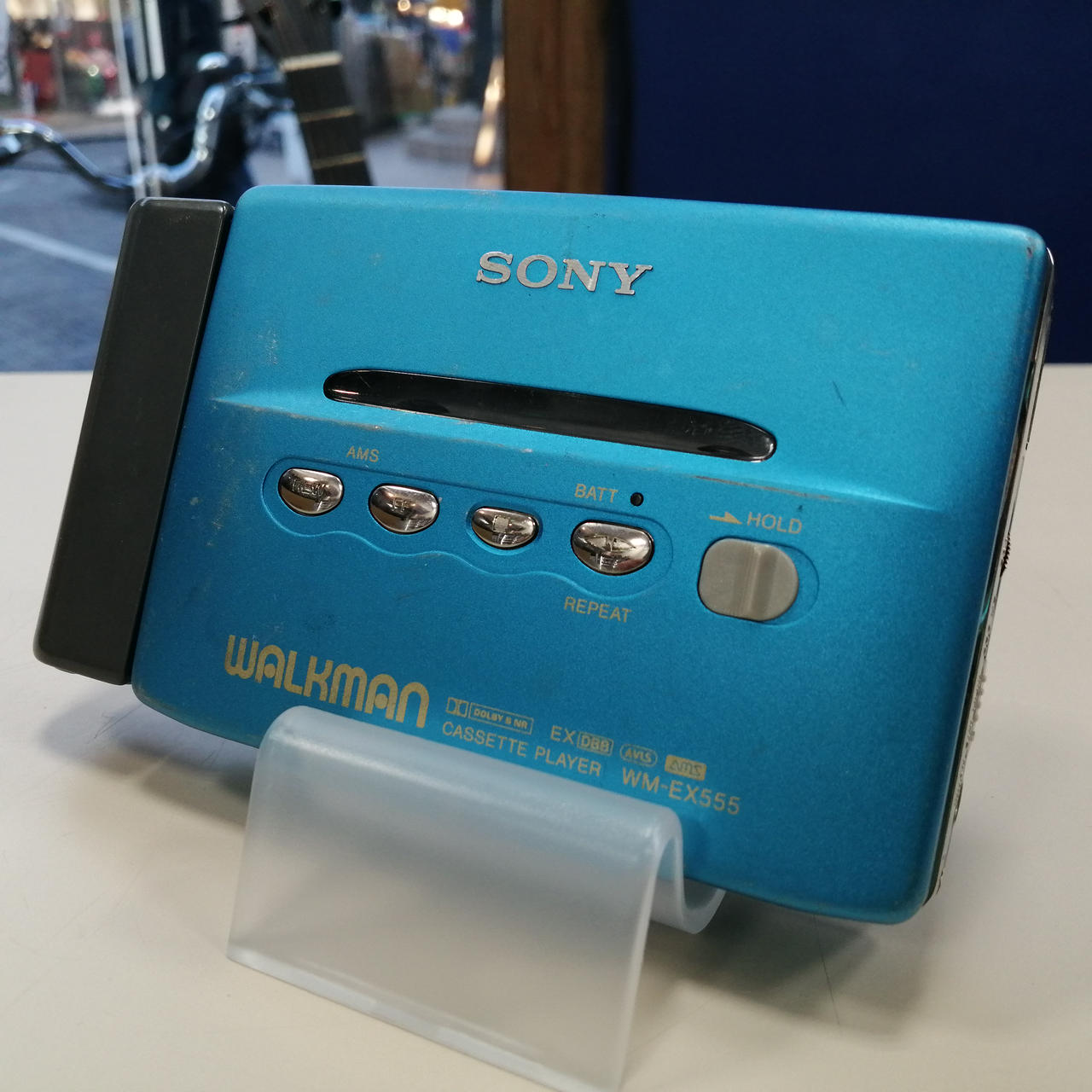 SONY カセットウォークマン WM-EX555 整備品 本体のみ 楽天市場】ソニー SONY カセットウォークマン WM-EX555 【中古