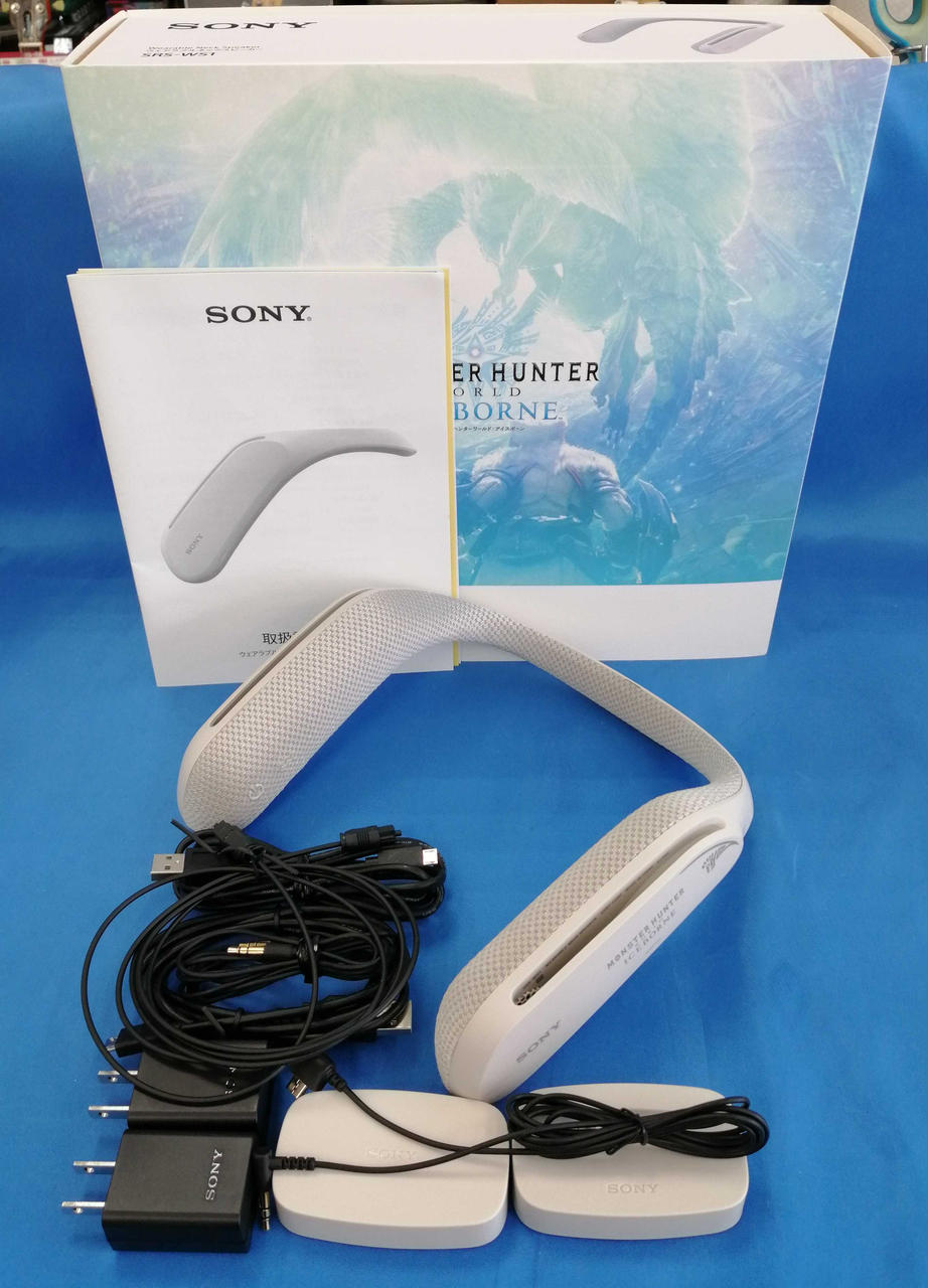 ウェアラブルネックスピーカー SRS-WS1 ソニー アイスボーン限定モデル