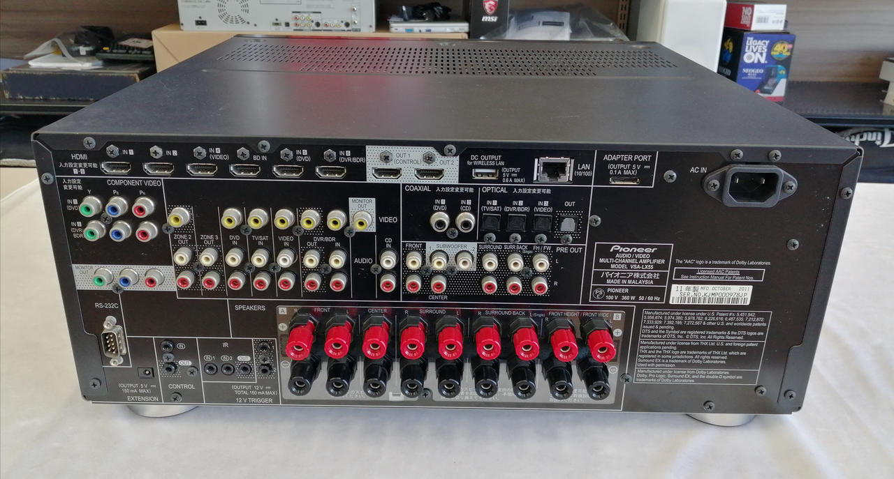 Pioneer VSA-LX55 AVアンプ Amazon.co.jp: パイオニア AVマルチチャンネルアンプ VSA-LX55