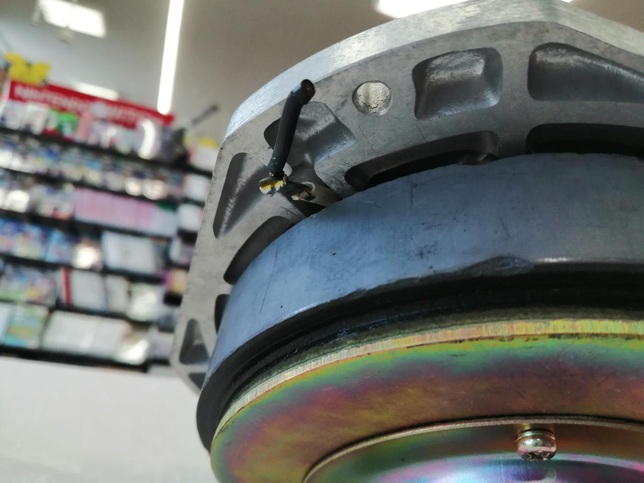 配線加工してあります