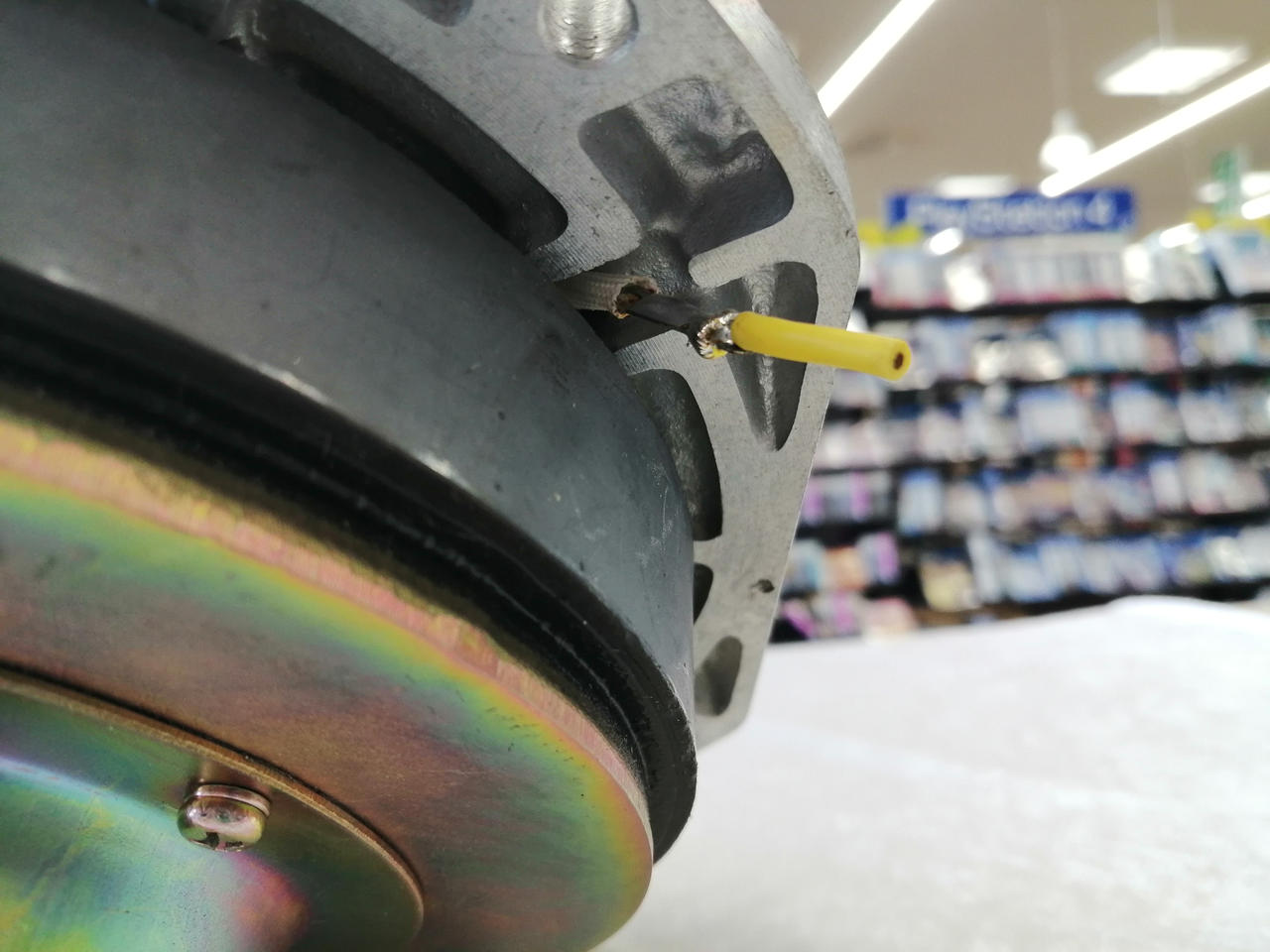 配線加工してあります