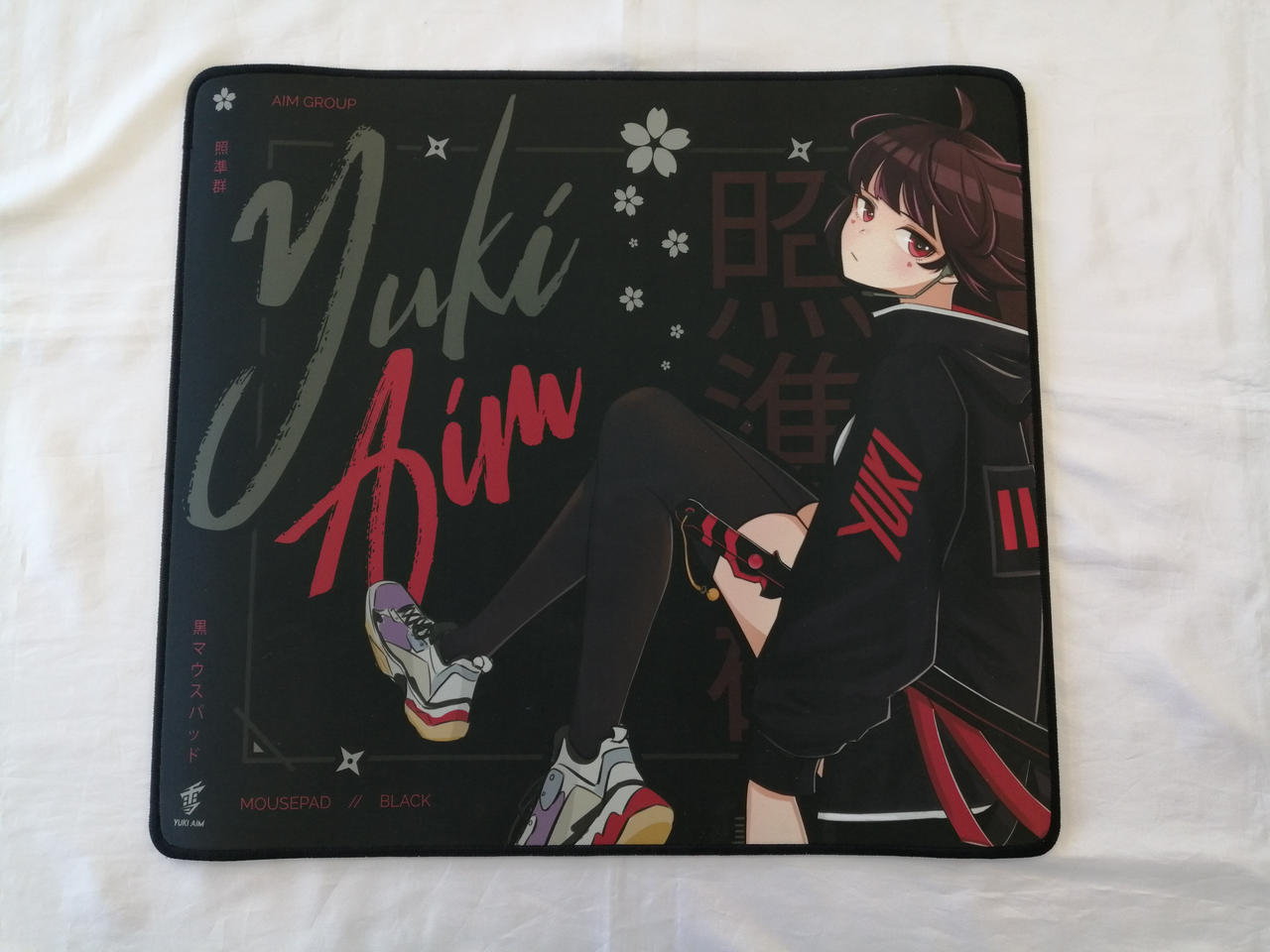 Yuki Aim 鬼マウスパッド Yuki Aim(ユキエイム) ガラスマウスパッド Glass Mousepad Oni