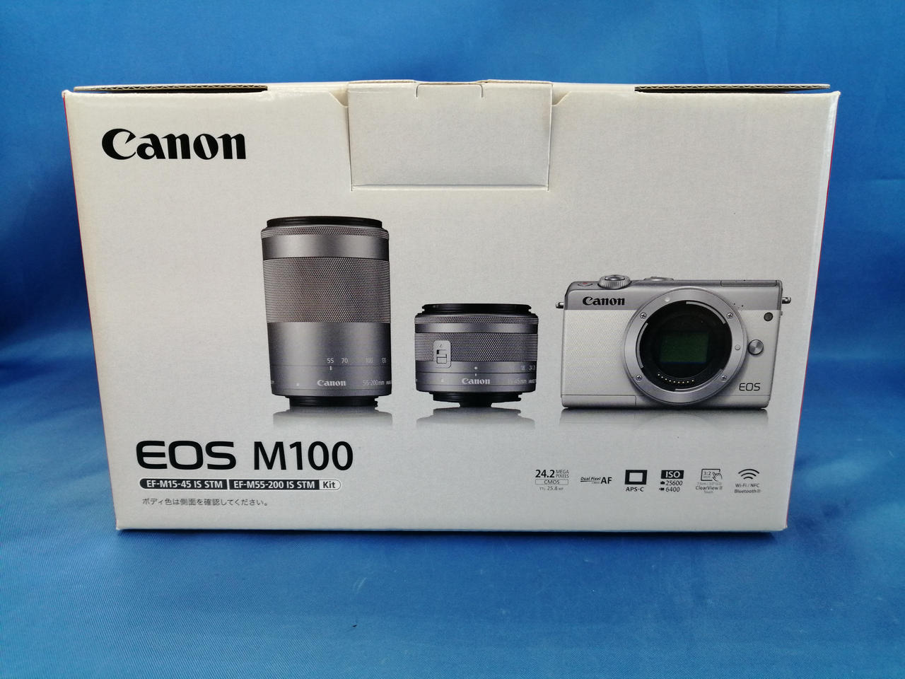 ☆極美品☆ Canon EOS M100 ダブルズームレンズキット 中古】Canon キヤノン EOS M100 ダブルズームレンズキット
