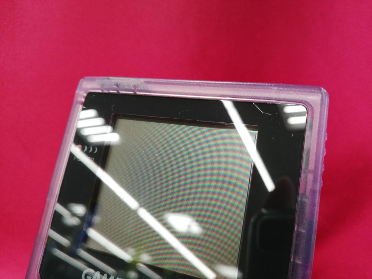 液晶にキズあります