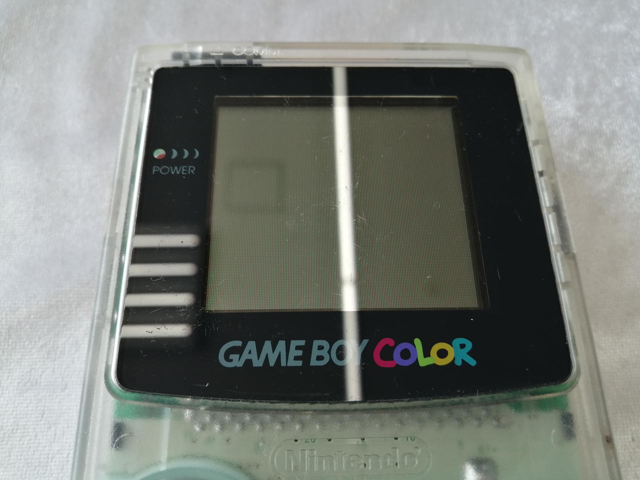 液晶にキズあります