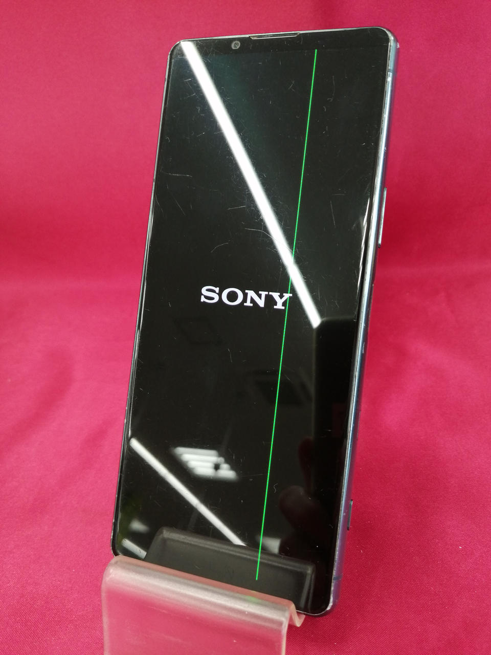 液晶に、縦線入ります