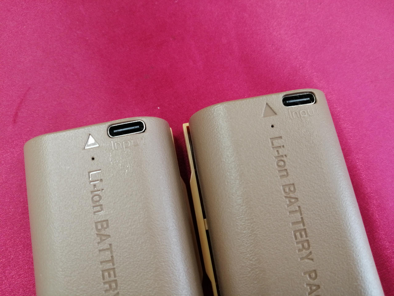 バッテリーに直接充電できます