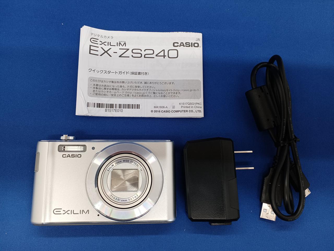 CASIO 型番：EX-ZS240 CASIO　デジタルカメラ 10,296円