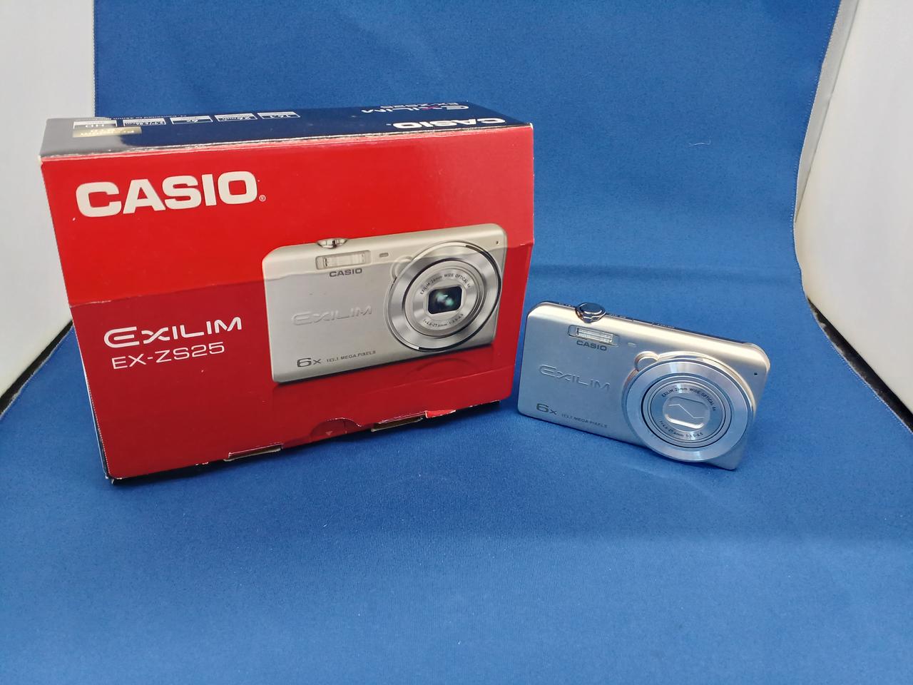 Amazon | CASIO デジカメ eX-ZS25 ホワイト | コンパクト 通販