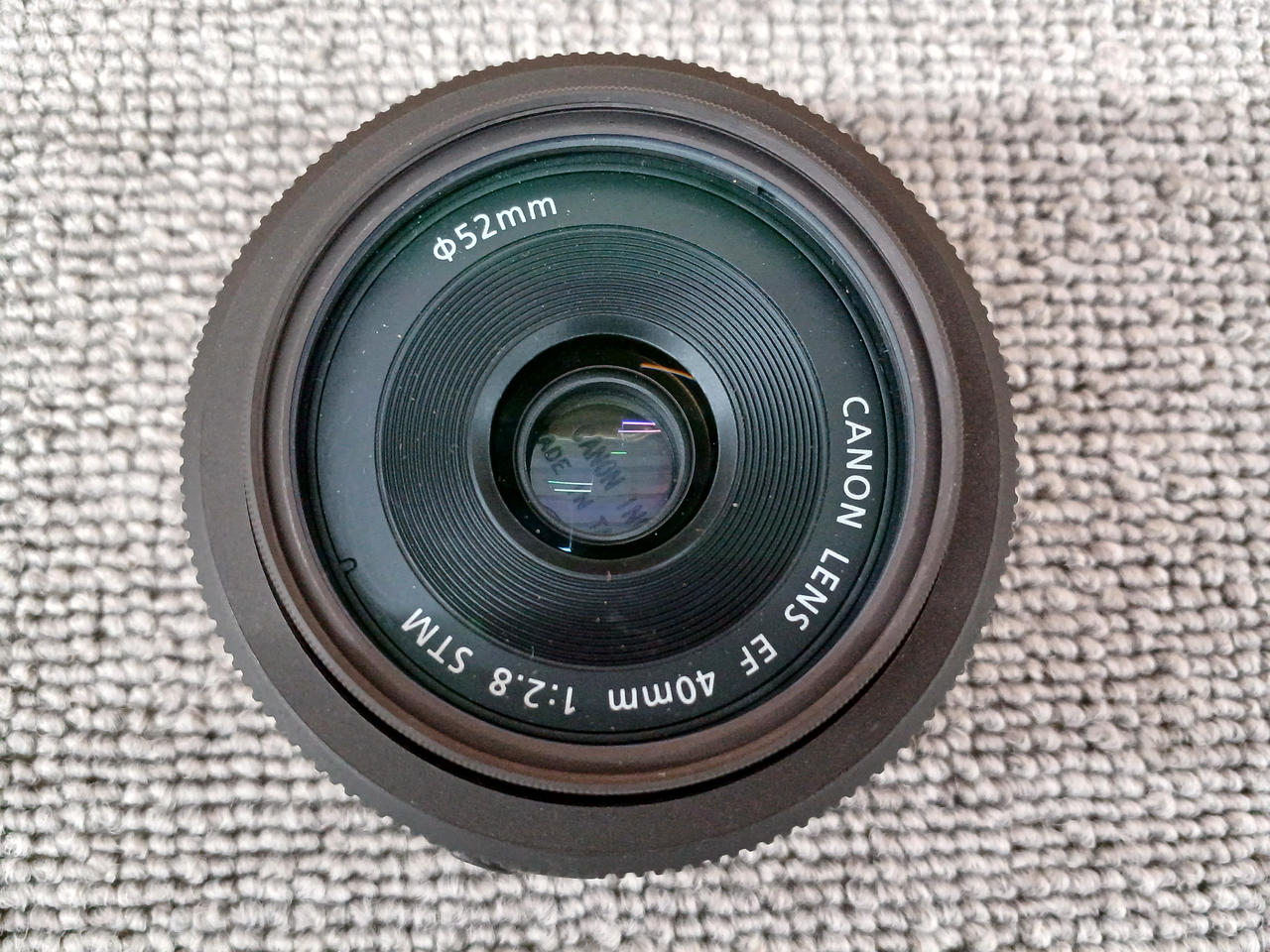 中古】(非常に良い)Canon 単焦点レンズ EF40mm F2.8 STM フル