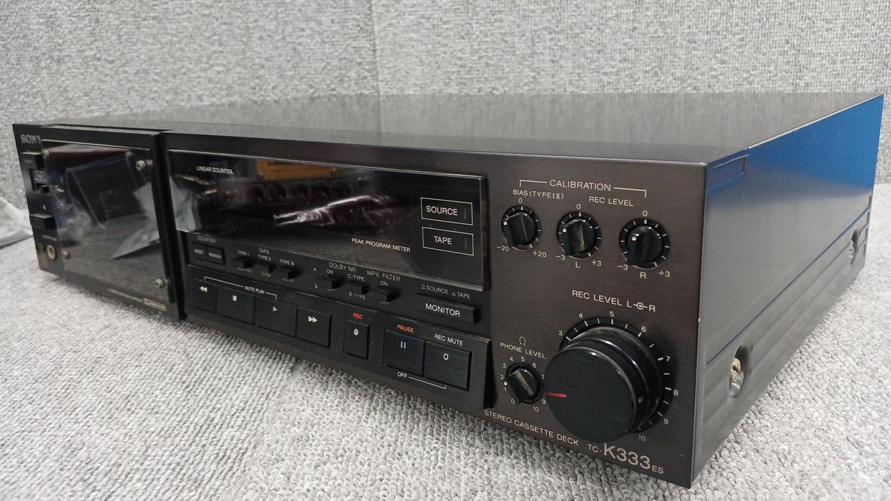 SONY ソニー ステレオカセットデッキ TC-K333ES　ジャンク動作未確認 SONY ソニー ステレオカセットデッキ TC-K333ES ジャンク動作未確認
