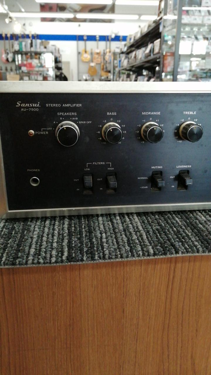 SANSUI|ジャンク品 SANSUI プリメインアンプ AU-7500|HARDOFFオフ 
