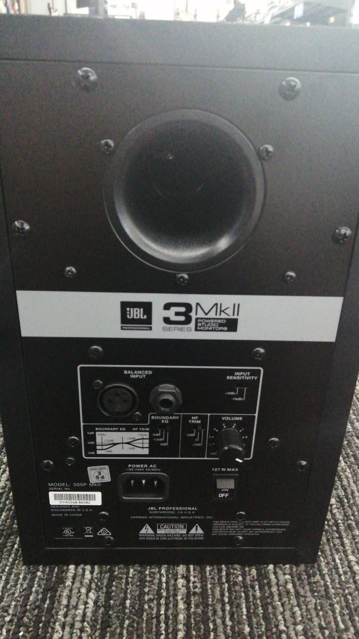 JBL 305P Mk II パワードモニタースピーカー ペア ジェービーエル 定番、高音質】JBL 305P MKII おすすめ パワード・スタジオモニター