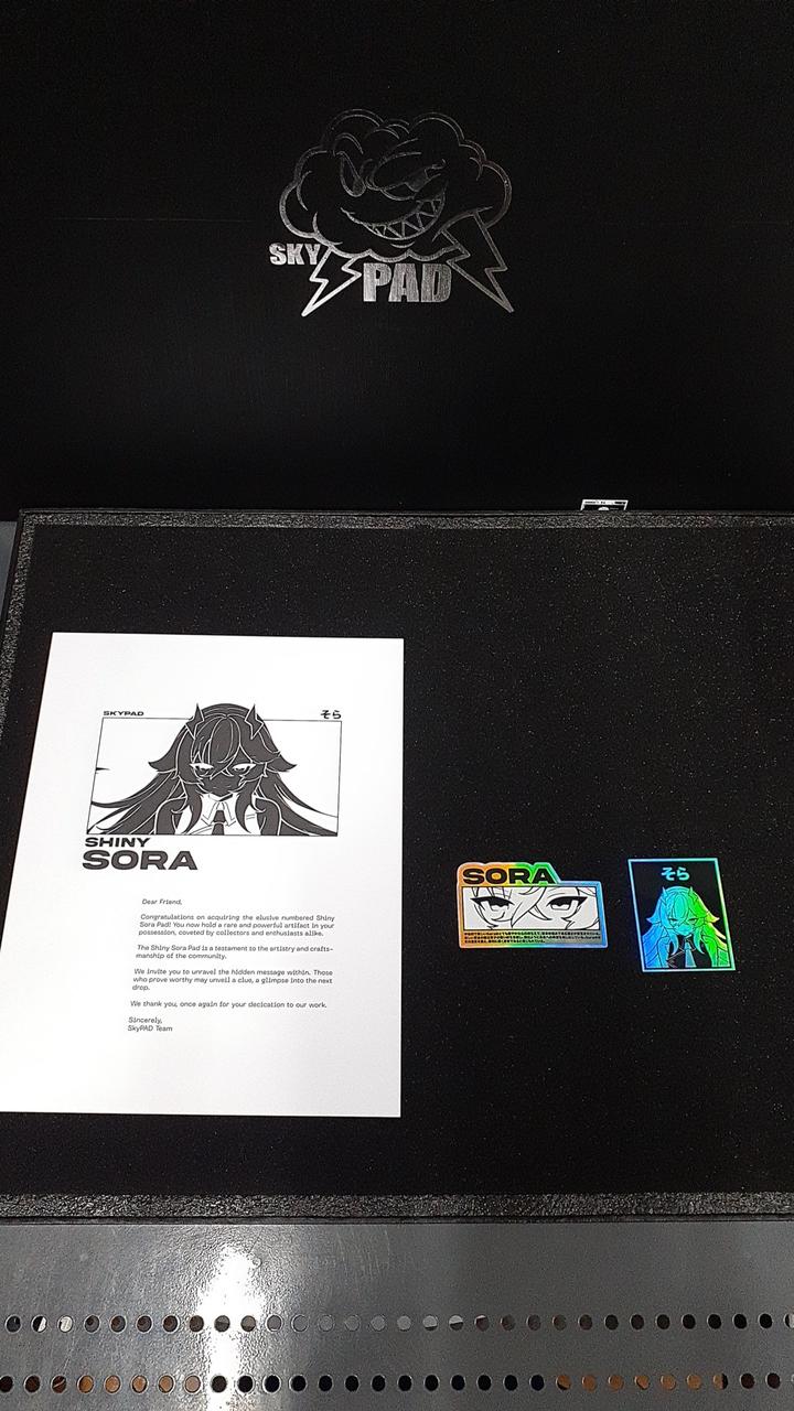 新品 SKYPAD sora 404 Error ガラスマウスパッド 新品 SKYPAD sora 404 Error ガラスマウスパッド Mousepad