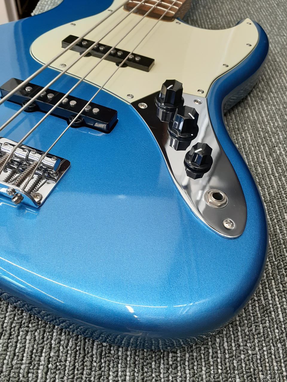 GrassRoots エレキベース 青 4弦 GrassRoots G-BB-DLX Metallic Blue (メタリックブルー) エレキ