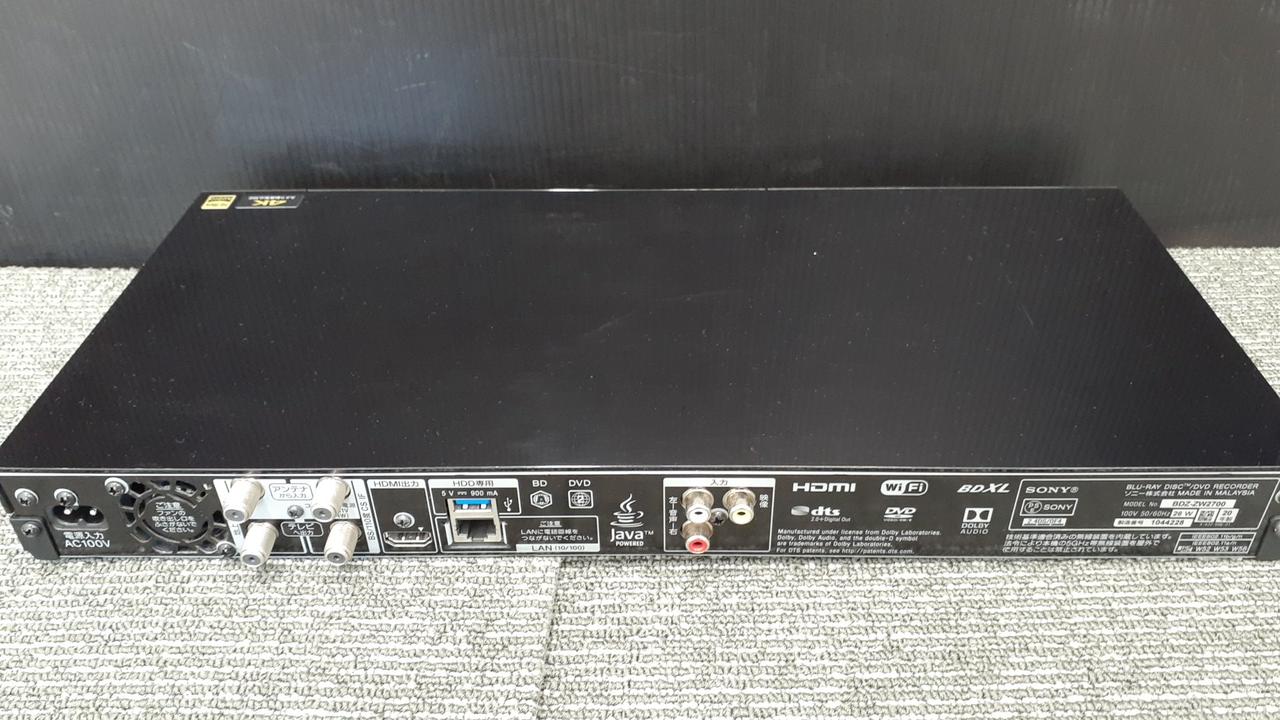 SONY BDZ-ZW2700 ブルーレイ DVD レコーダー 録画 ジャンク ソニー(SONY)|ブルーレイレコーダー|HARDOFFオフモール（オフモ