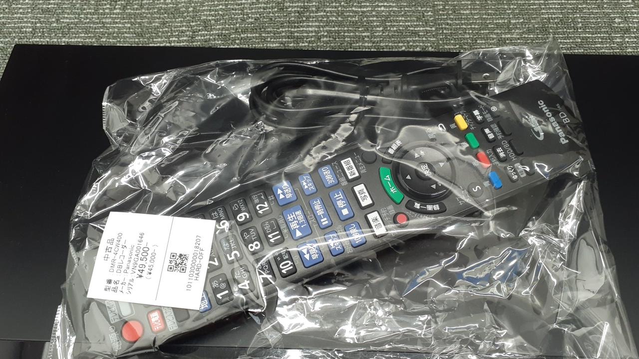 J437\" 初期化済 Panasonic BDレコーダー DMR-BRW520 J437