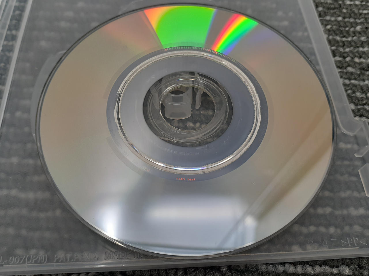 ディスクに細かいキズ有り