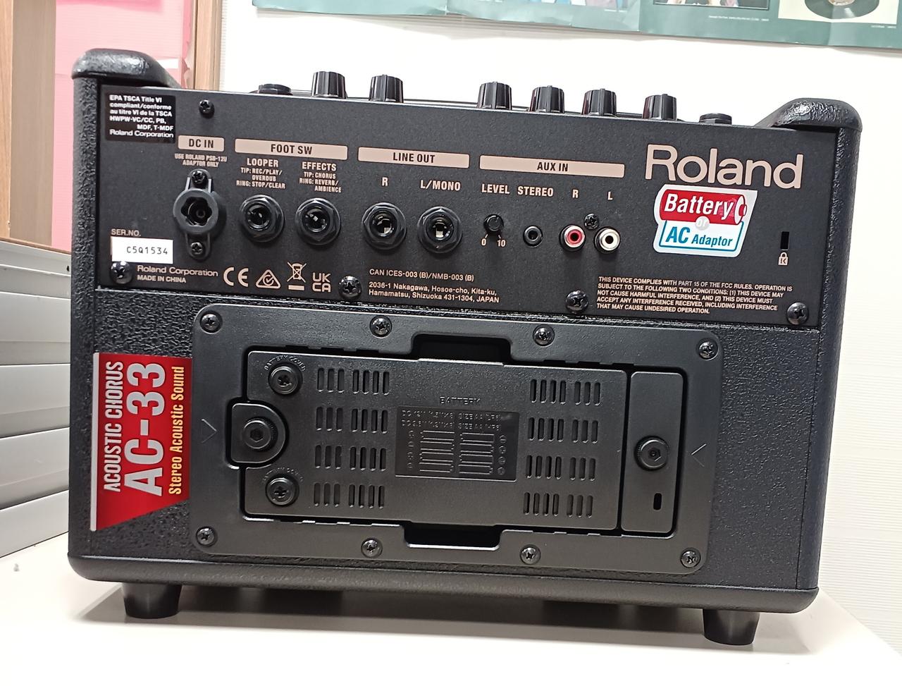 Roland AC-33 アコースティックギターアンプ 最終値下げ！