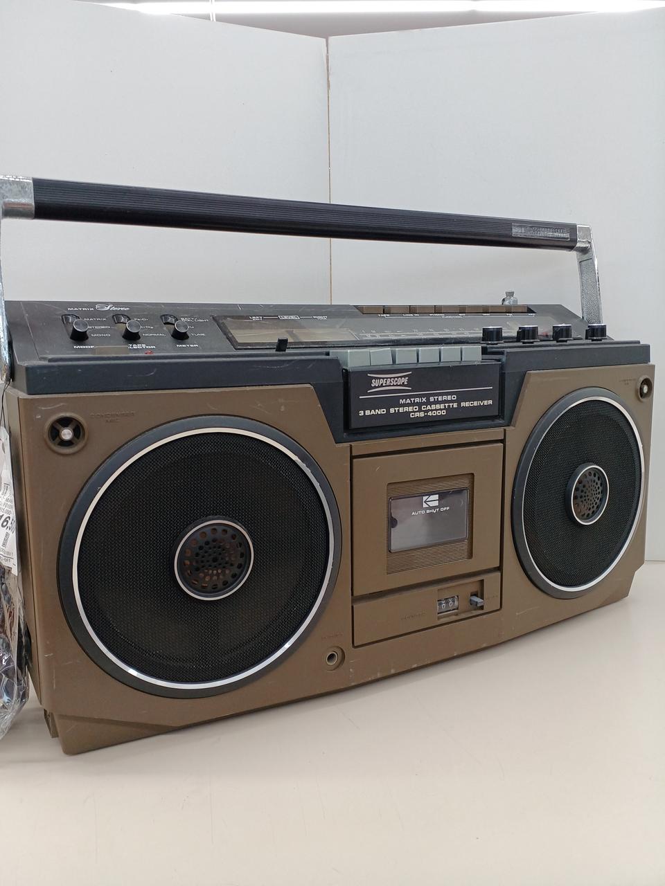 希少品MARANTZマランツSUPERSCOPEラジカセ　CRS-4800整備品 希少品MARANTZマランツSUPERSCOPEラジカセ CRS-4800整備品