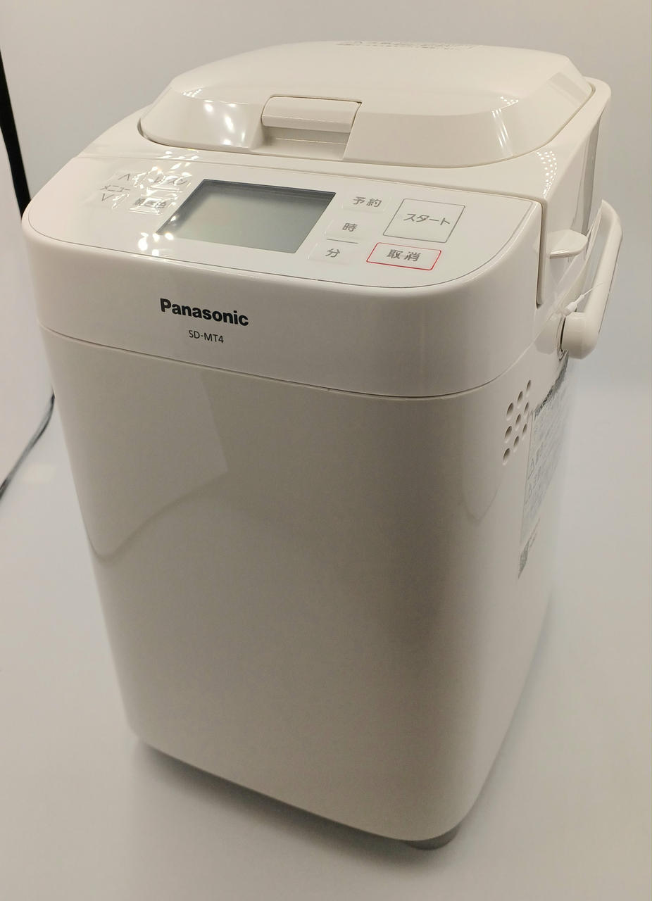 Panasonic SD-MT4 ホームベーカリー　【美品】1回のみ使用。 Panasonic 【5年保証付】パナソニック ホームベーカリー ハーフ